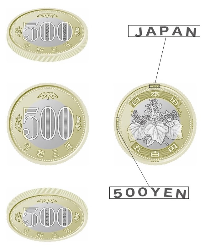 新5百円硬貨
