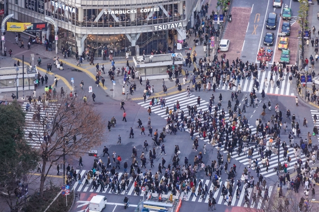 渋谷スクランブル交差点